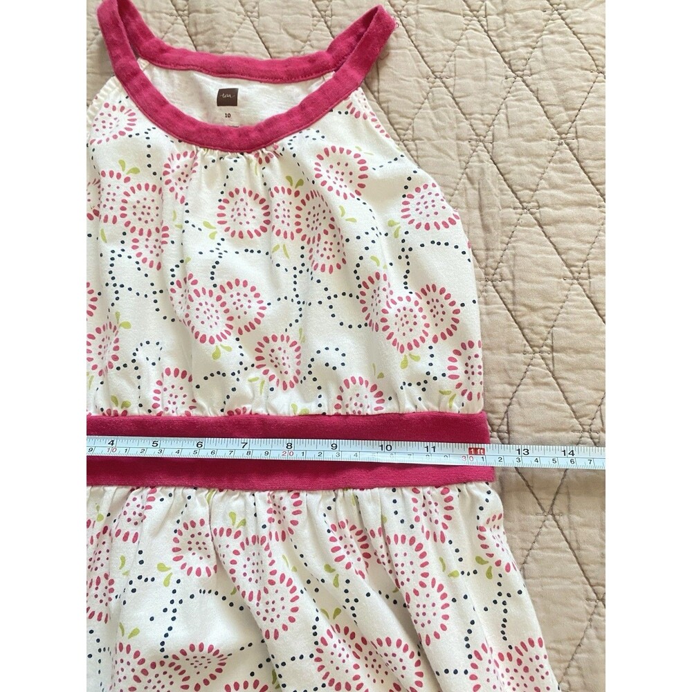 Tea Collection Kidcore Floral Dress 10 | Coquette Cottagecore Pink Halter Maxi - Picture 13 of 13